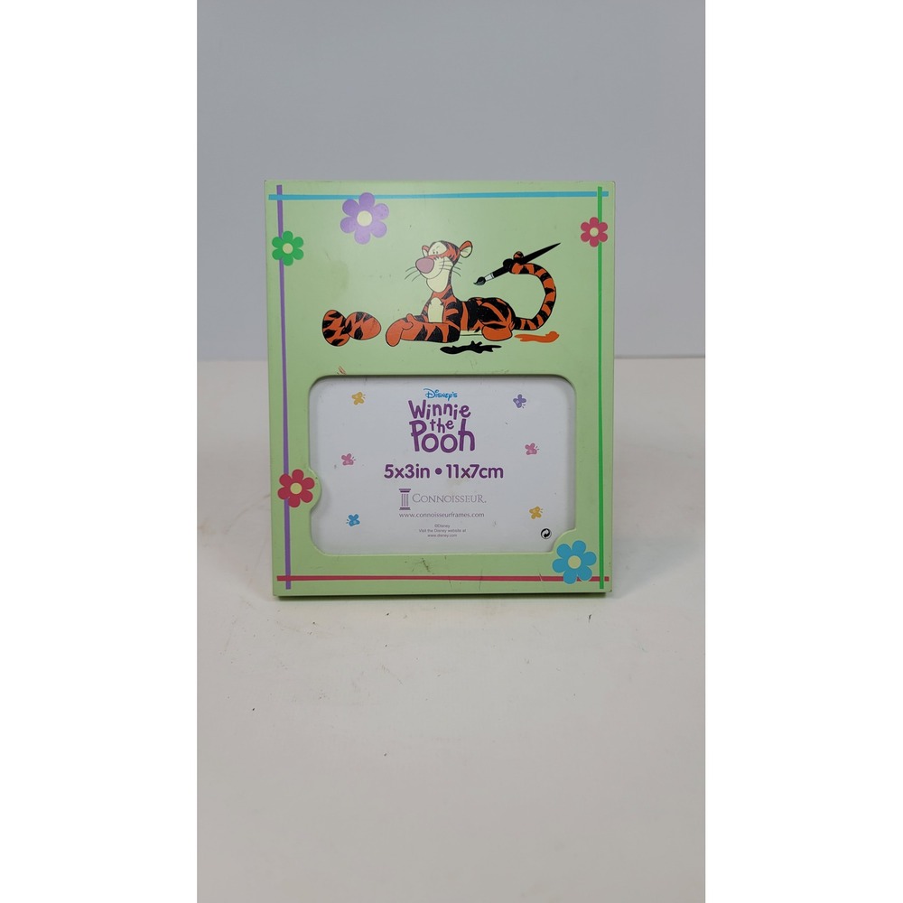 Disney Winnie the Pooh Tigger Picture Frame Green 5x3 Connoisseur 5304E1 Vintage